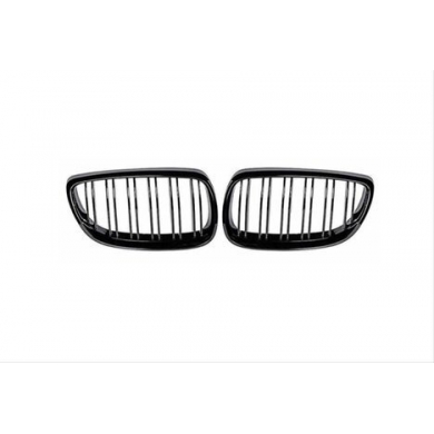 Bmw E92 2006-2009 Uyumlu Yedek Parça M3 Böbrek Çift Çizgi Panjur Piano Black