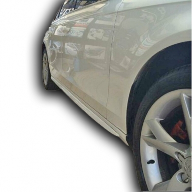 Audi A3 S - Line Uyumlu Yedek Parça Yan Marşpiyel Çıtası Boyalı Fiber