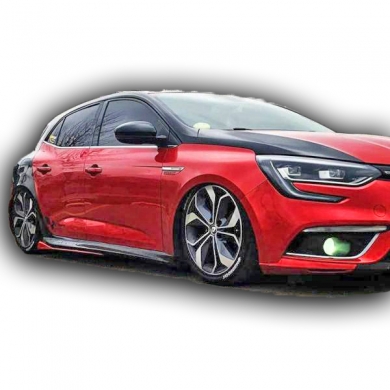 Renault Megane 4 Sedan - HB Uyumlu Yedek Parça Yan Marşpiyel (Plastik)