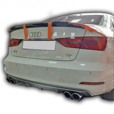 Audi A4 Sedan 2013 - 2016 M4 Yarasa Spoiler (Plastik)