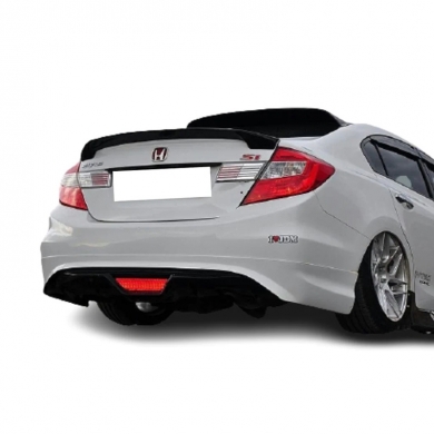 Honda Civic Uyumlu Yedek Parça Fb7 2012 - 2015 Yarasa Spoiler (Plastik)