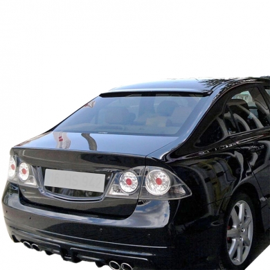 Honda Fd6 Uyumlu Yedek Parça 2006 - 2011 Cam Üstü Spoiler (Plastik)